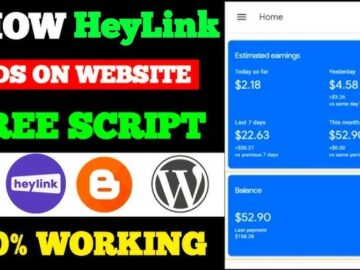 heylink Blogger New script 2024 | Google Adsense Loading + Heylink me | Heylink Adsense Approval